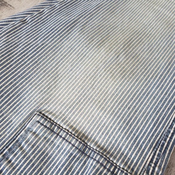 Express Conductor Striped Jeans Size 9/10 - Picture 4 of 16